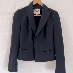 Rebecca Taylor Impeccably Tailored Navy Skirt Suit 0